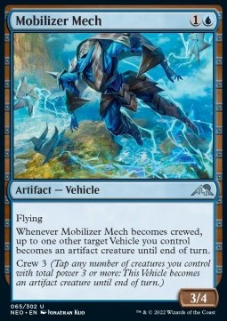 Mobilizer Mech⁣ - Kamigawa: Neon Dynasty⁣ (Uncommon)⁣ [65]