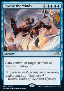 Invoke the Winds⁣ - Kamigawa: Neon Dynasty⁣ (Rare)⁣ [58]