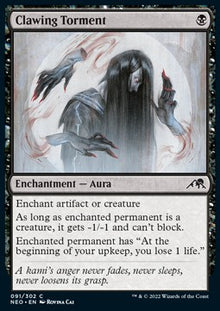 Clawing Torment⁣ - Kamigawa: Neon Dynasty⁣ (Common)⁣ [91]