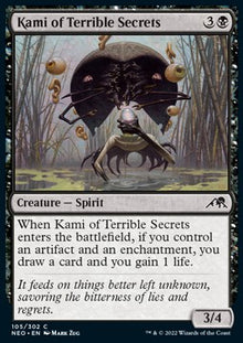 Kami of Terrible Secrets⁣ - Kamigawa: Neon Dynasty⁣ (Common)⁣ [105]