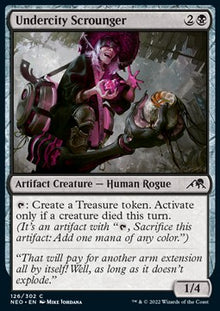 Undercity Scrounger⁣ - Kamigawa: Neon Dynasty⁣ (Common)⁣ [126]