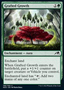 Grafted Growth⁣ - Kamigawa: Neon Dynasty⁣ (Common)⁣ [188]
