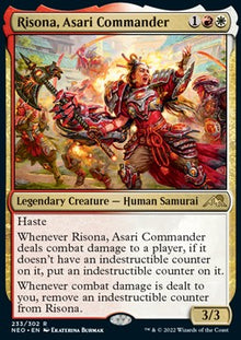 Risona, Asari Commander⁣ - Kamigawa: Neon Dynasty⁣ (Rare)⁣ [233]
