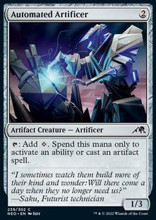 Automated Artificer⁣ - Kamigawa: Neon Dynasty⁣ (Common)⁣ [239]