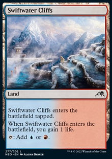 Swiftwater Cliffs⁣ - Kamigawa: Neon Dynasty⁣ (Common)⁣ [277]