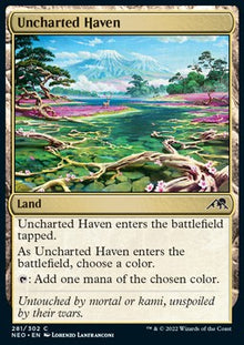 Uncharted Haven⁣ - Kamigawa: Neon Dynasty⁣ (Common)⁣ [281]