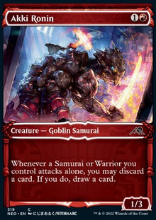Akki Ronin⁣ - Kamigawa: Neon Dynasty: Extras⁣ (Common)⁣ [319]