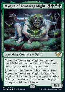 Myojin of Towering Might (V.1)⁣ - Commander: Kamigawa: Neon Dynasty⁣ (Rare)⁣ [38]