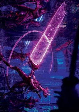 Art Series: Enormous Energy Blade (V.1) - Kamigawa: Neon Dynasty: Extras (Tip Card) [XNEO-A16]