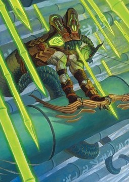 Art Series: Bamboo Grove Archer (V.1) - Kamigawa: Neon Dynasty: Extras (Tip Card) [XNEO-A20]