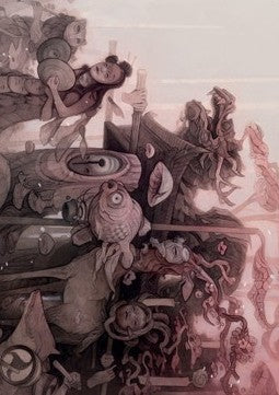 Art Series: March of Burgeoning Life (V.1) - Kamigawa: Neon Dynasty: Extras (Tip Card) [XNEO-A29]