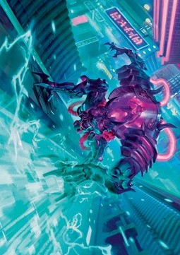 Art Series: Surgehacker Mech (V.1) - Kamigawa: Neon Dynasty: Extras (Tip Card) [XNEO-A45]