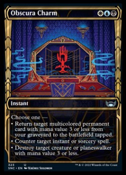 Obscura Charm (V.1)⁣ - Streets of New Capenna: Extras⁣ (Uncommon)⁣ [323]