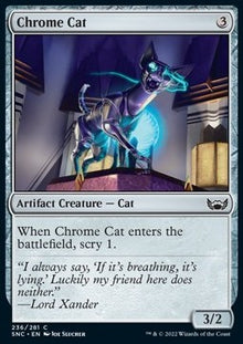 Chrome Cat⁣ - Streets of New Capenna⁣ (Common)⁣ [236]