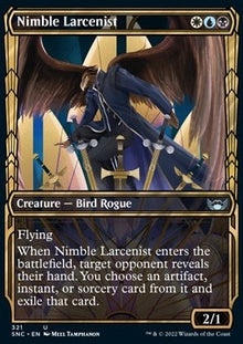 Nimble Larcenist (V.1)⁣ - Streets of New Capenna: Extras⁣ (Uncommon)⁣ [321]