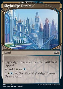 Skybridge Towers⁣ - Streets of New Capenna: Extras⁣ (Common)⁣ [354]