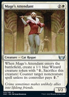 Mage's Attendant⁣ - Streets of New Capenna⁣ (Uncommon)⁣ [21]