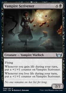 Vampire Scrivener⁣ - Streets of New Capenna⁣ (Uncommon)⁣ [98]