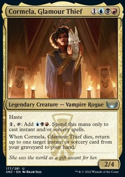 Cormela, Glamour Thief⁣ - Streets of New Capenna⁣ (Uncommon)⁣ [177]
