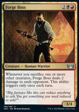 Forge Boss⁣ - Streets of New Capenna⁣ (Uncommon)⁣ [189]