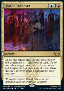 Hostile Takeover⁣ - Streets of New Capenna⁣ (Rare)⁣ [191]