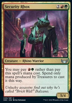 Security Rhox⁣ - Streets of New Capenna⁣ (Uncommon)⁣ [220]