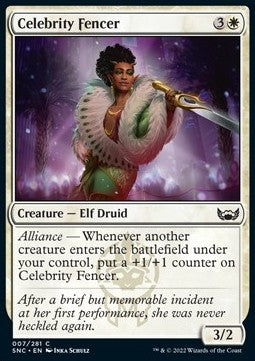 Celebrity Fencer⁣ - Streets of New Capenna⁣ (Common)⁣ [7]
