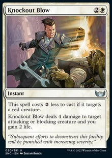 Knockout Blow⁣ - Streets of New Capenna⁣ (Uncommon)⁣ [20]
