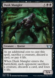 Dusk Mangler⁣ - Streets of New Capenna⁣ (Uncommon)⁣ [77]