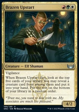 Brazen Upstart⁣ - Streets of New Capenna⁣ (Uncommon)⁣ [169]