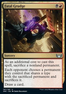 Fatal Grudge⁣ - Streets of New Capenna⁣ (Uncommon)⁣ [187]