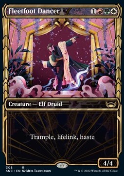 Fleetfoot Dancer (V.1)⁣ - Streets of New Capenna: Extras⁣ (Rare)⁣ [308]
