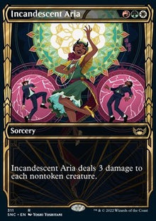 Incandescent Aria (V.1)⁣ - Streets of New Capenna: Extras⁣ (Rare)⁣ [311]
