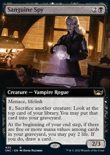 Sanguine Spy⁣ - Streets of New Capenna: Extras⁣ (Rare)⁣ [420]