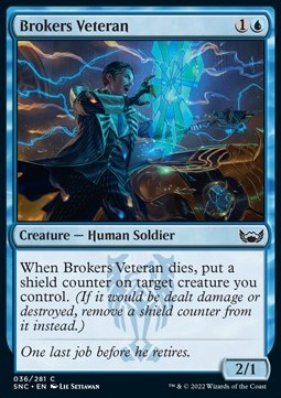 Brokers Veteran⁣ - Streets of New Capenna⁣ (Common)⁣ [36]