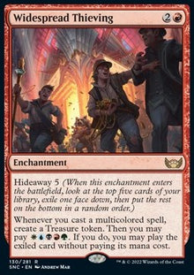 Widespread Thieving⁣ - Streets of New Capenna⁣ (Rare)⁣ [130]
