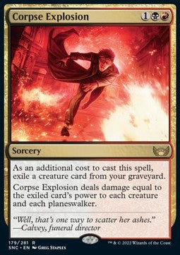 Corpse Explosion⁣ - Streets of New Capenna⁣ (Rare)⁣ [179]