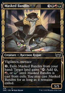 Masked Bandits (V.1)⁣ - Streets of New Capenna: Extras⁣ (Common)⁣ [319]