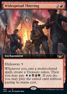 Widespread Thieving⁣ - Streets of New Capenna: Extras⁣ (Rare)⁣ [428]