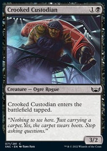 Crooked Custodian⁣ - Streets of New Capenna⁣ (Common)⁣ [71]