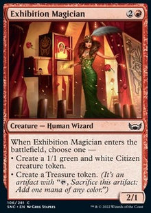 Exhibition Magician⁣ - Streets of New Capenna⁣ (Common)⁣ [106]