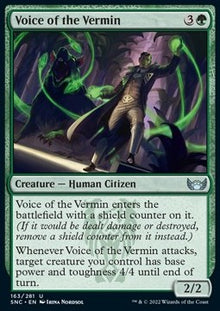 Voice of the Vermin⁣ - Streets of New Capenna⁣ (Uncommon)⁣ [163]