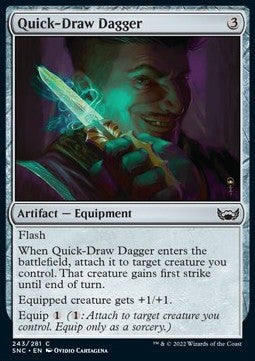 Quick-Draw Dagger⁣ - Streets of New Capenna⁣ (Common)⁣ [243]