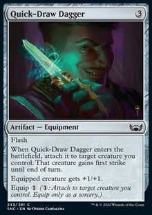 Quick-Draw Dagger⁣ - Streets of New Capenna⁣ (Common)⁣ [243]