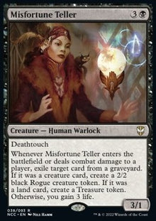 Misfortune Teller⁣ - Commander: Streets of New Capenna⁣ (Rare)⁣ [38]