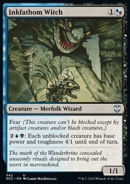 Inkfathom Witch⁣ - Commander: Streets of New Capenna⁣ (Uncommon)⁣ [342]