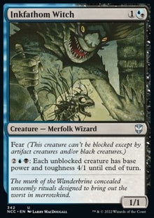 Inkfathom Witch⁣ - Commander: Streets of New Capenna⁣ (Uncommon)⁣ [342]