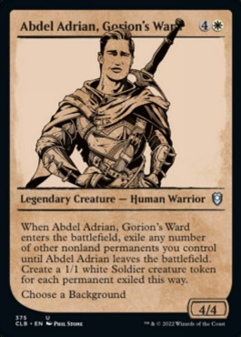 Abdel Adrian, Gorion's Ward (V.2)⁣ - Commander Legends: Battle for Baldur's Gate: Extras⁣ (Uncommon)⁣ [375]