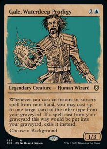 Gale, Waterdeep Prodigy (V.2)⁣ - Commander Legends: Battle for Baldur's Gate: Extras⁣ (Rare)⁣ [383]
