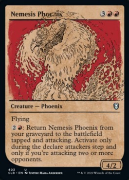 Nemesis Phoenix⁣ - Commander Legends: Battle for Baldur's Gate: Extras⁣ (Uncommon)⁣ [403]